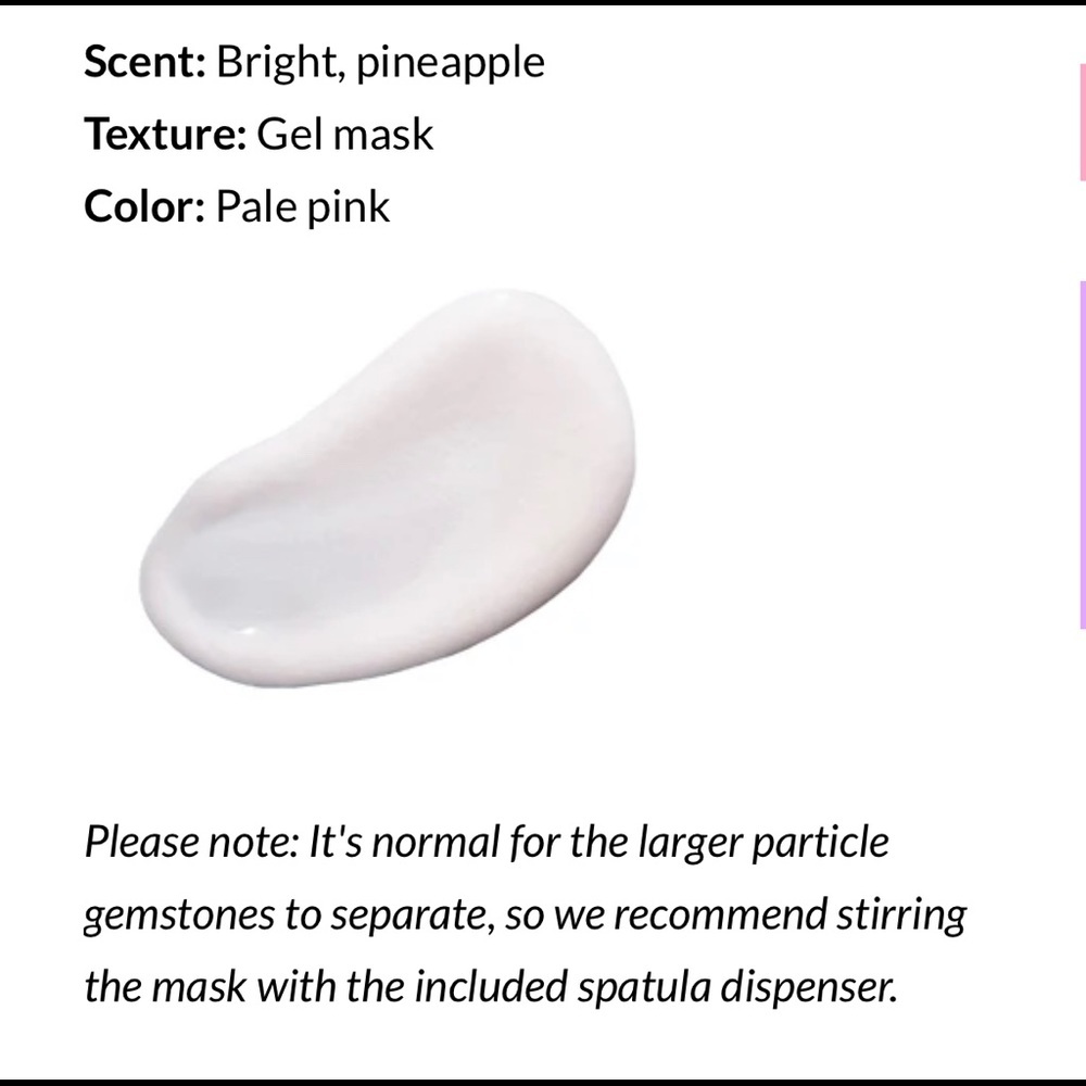 🍍 HERBIVORE Brighten Pineapple + Gemstone Mask - Picture 7 of 10